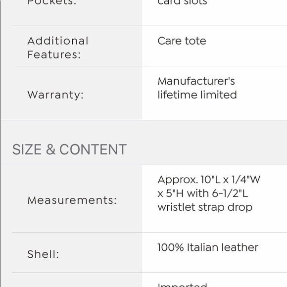 NWT Patricia Nash Vercelli Leather Wristlet - Picture 5 of 5